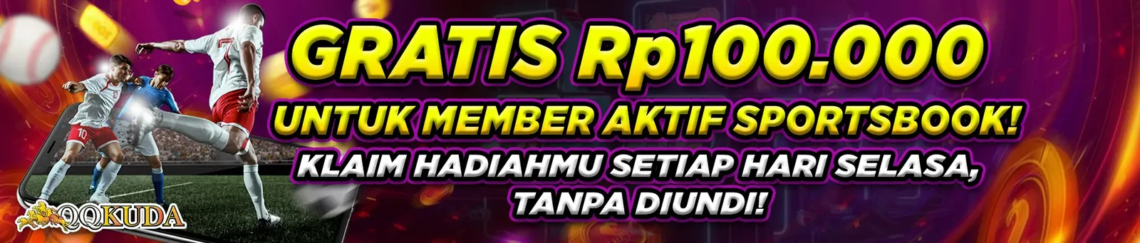 Apresiasi Member Aktif Sportsbook QQKUDA